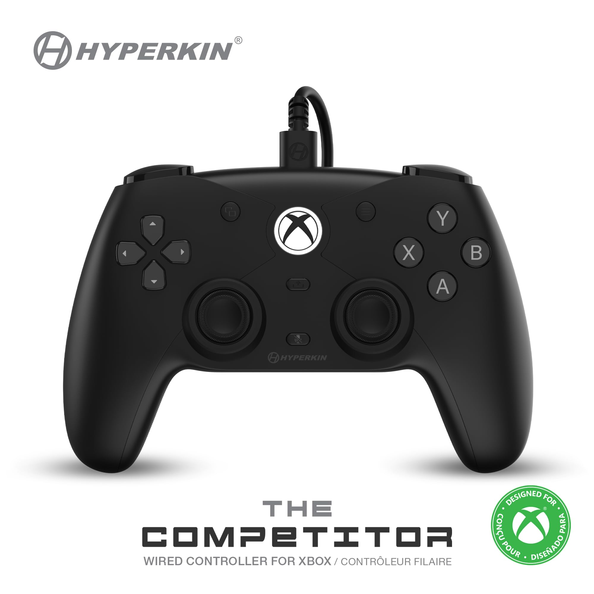 Amazon.co.jp: Hyperkin The Competitor 有線コントローラー ブラック